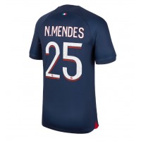 Paris Saint-Germain Nuno Mendes #25 Hemmatröja 2023-24 Kortärmad